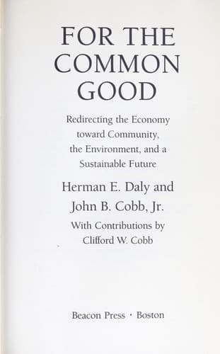 Tapa de For the Common Good