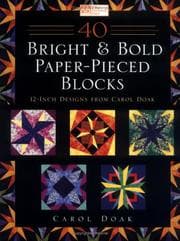 Tapa de 40 Bright & Bold Paperpieced Blocks