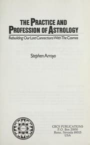 Tapa de The practice and profession of astrology