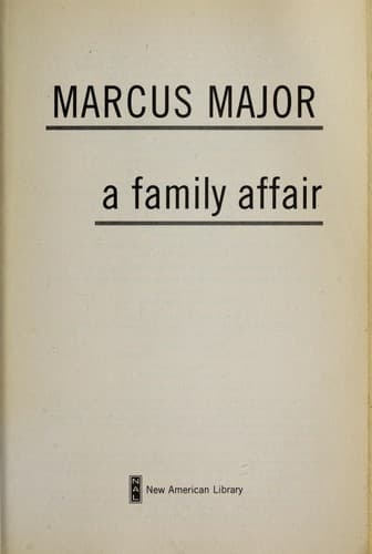 Tapa de A family affair