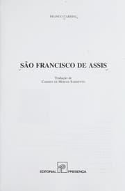 Tapa de Sa o Francisco de Assis