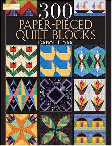 Tapa de 300 Paper-pieced Quilt Blocks