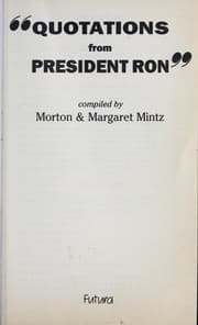 Tapa de Quotations from president Ron