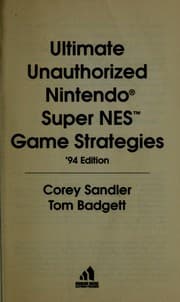 Tapa de Ultimate unauthorized Nintendo super NES game strategies