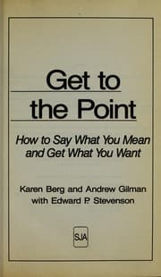 Tapa de Get to the point