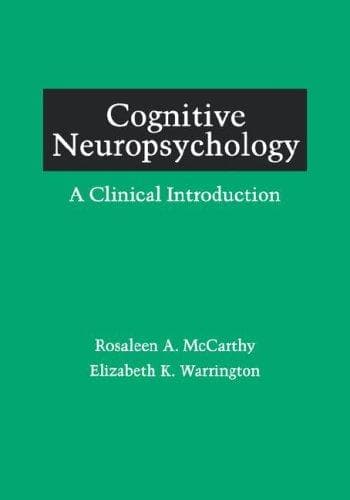 Tapa de Cognitive neuropsychology