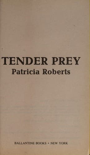 Tapa de Tender prey