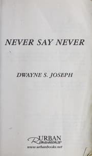 Tapa de Never say never