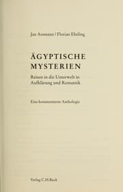 Tapa de Ägyptische Mysterien