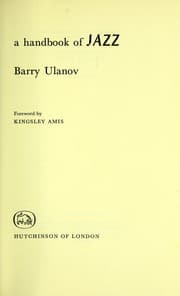 Tapa de A Handbook of Jazz, etc