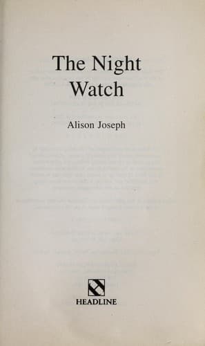 Tapa de The night watch