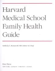 Tapa de The Harvard Medical School family health guide