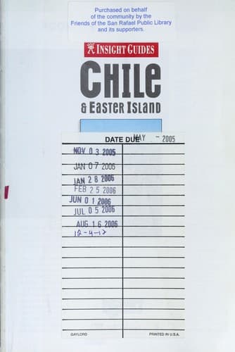 Tapa de Chile & Easter Island