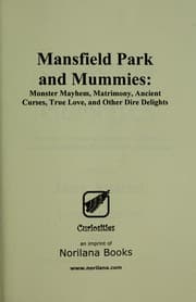 Tapa de Mansfield Park and mummies