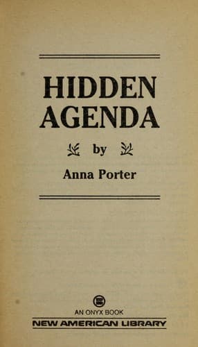 Tapa de Hidden agenda