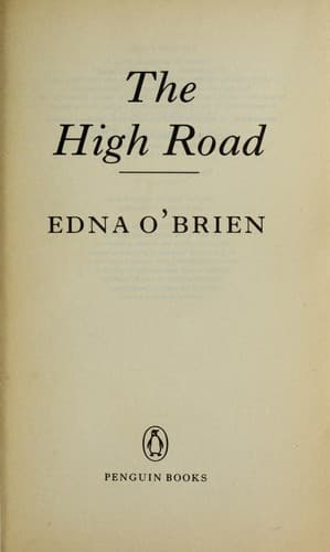 Tapa de The high road