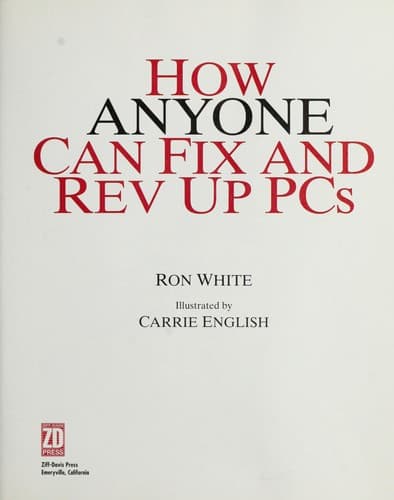 Tapa de How anyone can fix and rev up PCs