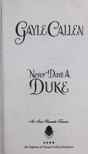 Tapa de Never Dare a Duke