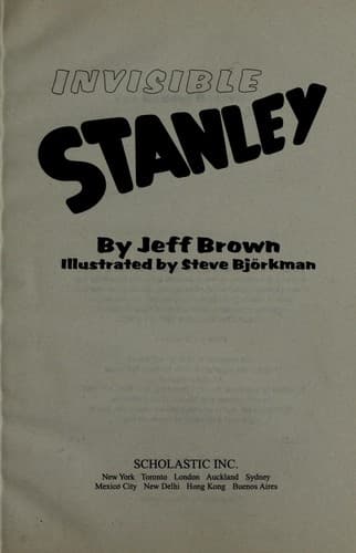 Tapa de Invisible Stanley