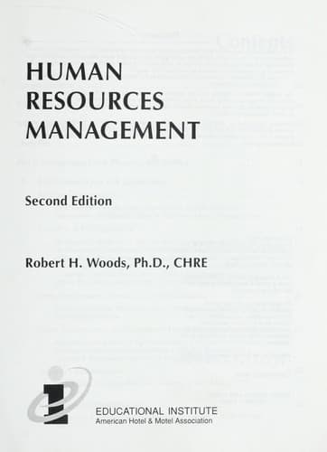 Tapa de Human resources management