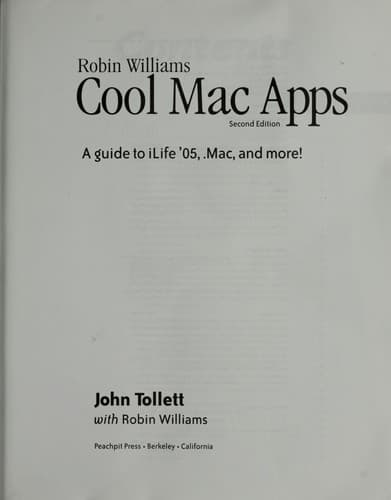 Tapa de Robin Williams cool Mac apps