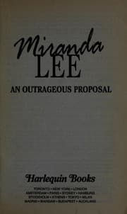Tapa de Outrageous Proposal