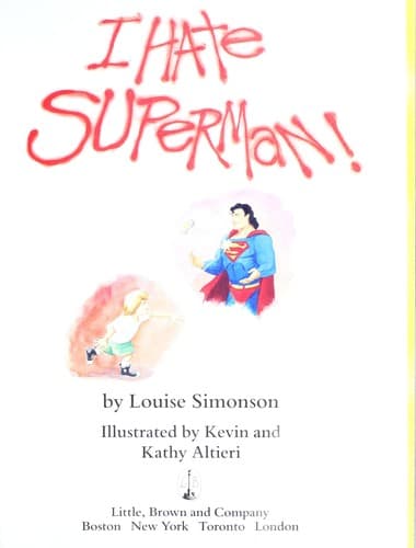 Tapa de I hate Superman!