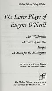 Tapa de The later plays of Eugene O'Neill