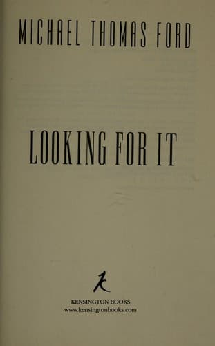 Tapa de Looking for it