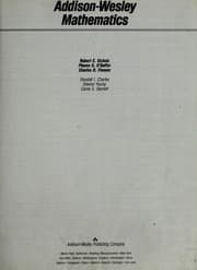 Tapa de Addison-Wesley mathematics
