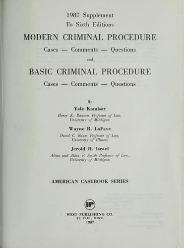 Tapa de 1987 supplement to sixth editions