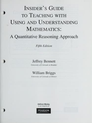 Tapa de Insiders guide to teaching with using and understanding mathematics