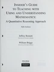 Tapa de Insiders guide to teaching with using and understanding mathematics