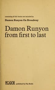 Tapa de Damon Runyon from first to last
