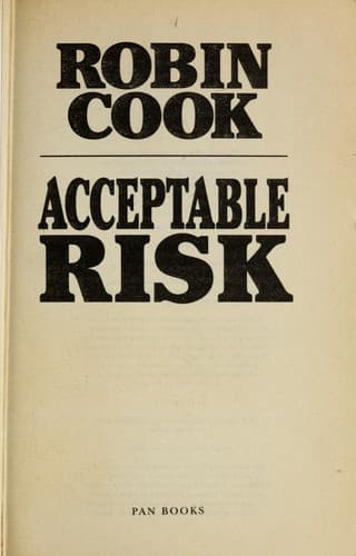 Tapa de Acceptable risk