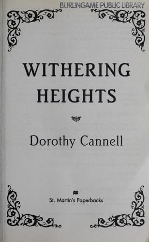 Tapa de Withering heights