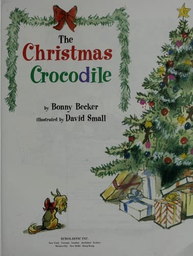 Tapa de The Christmas crocodile