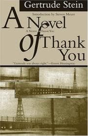 Tapa de Novel of Thank You (American Literature Series)