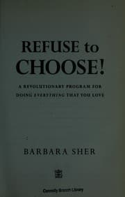 Tapa de Refuse to choose!
