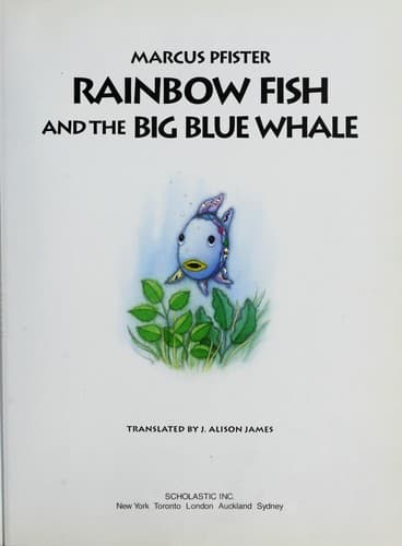 Tapa de Rainbow fish and the big blue whale