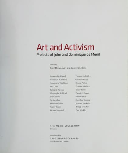 Tapa de Art and activism