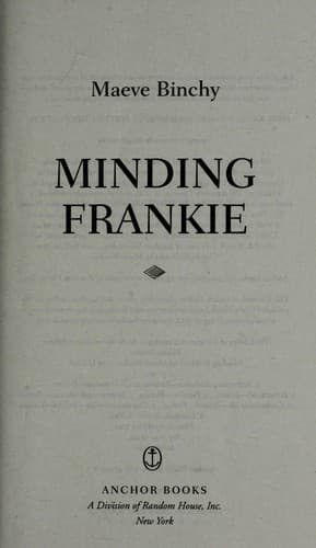 Tapa de Minding Frankie