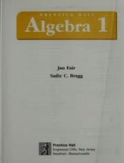 Tapa de Prentice Hall algebra 1