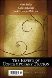 Tapa de Review of Contemporary Fiction