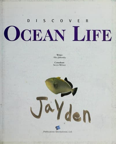 Tapa de Discover ocean life