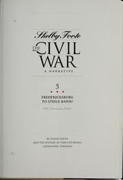 Tapa de Shelby Foote, the Civil War, a narrative