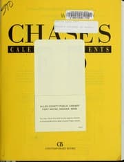 Tapa de Chase's calendar of events, 1999
