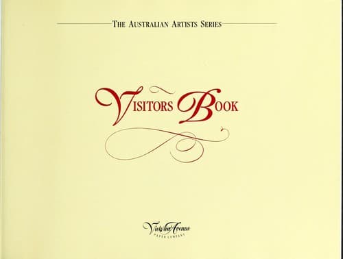Tapa de Visitors book