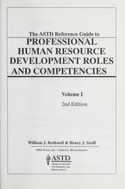 Tapa de The ASTD Reference Guide to Professional Human Resource Development Roles and Competencies