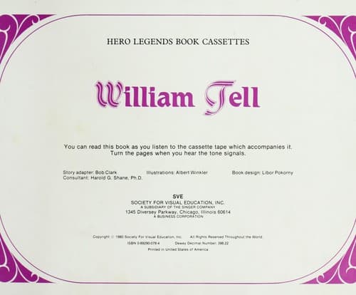 Tapa de William Tell